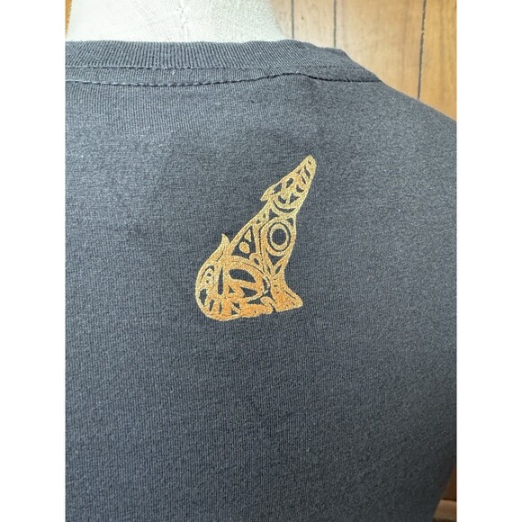 NWT Vintage Twilight New Moon Jacob Black Graphic Tee Wolf Back Juniors L - Picture 5 of 8